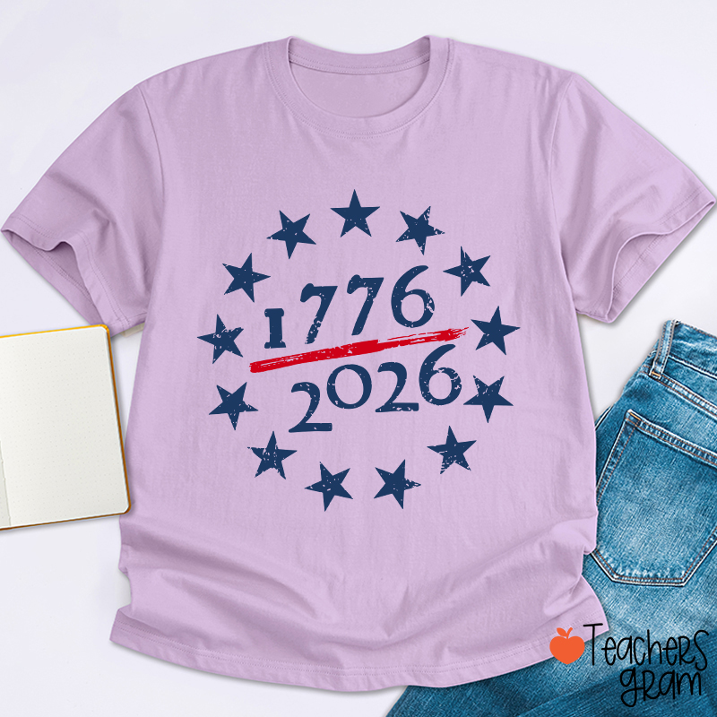 USA 250th Anniversary Teacher T-Shirt