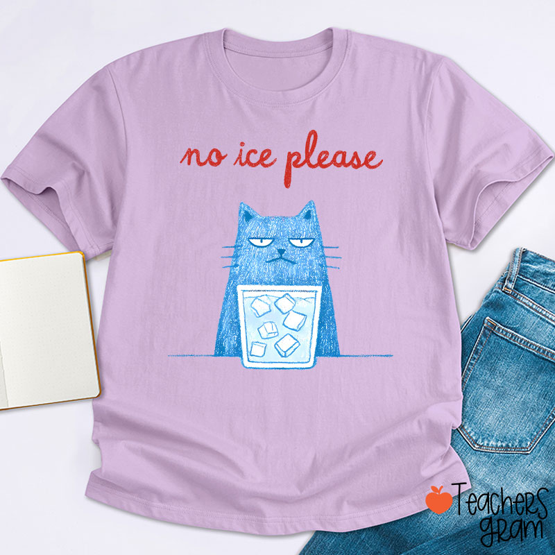 No Ice Please Teacher T-Shirt