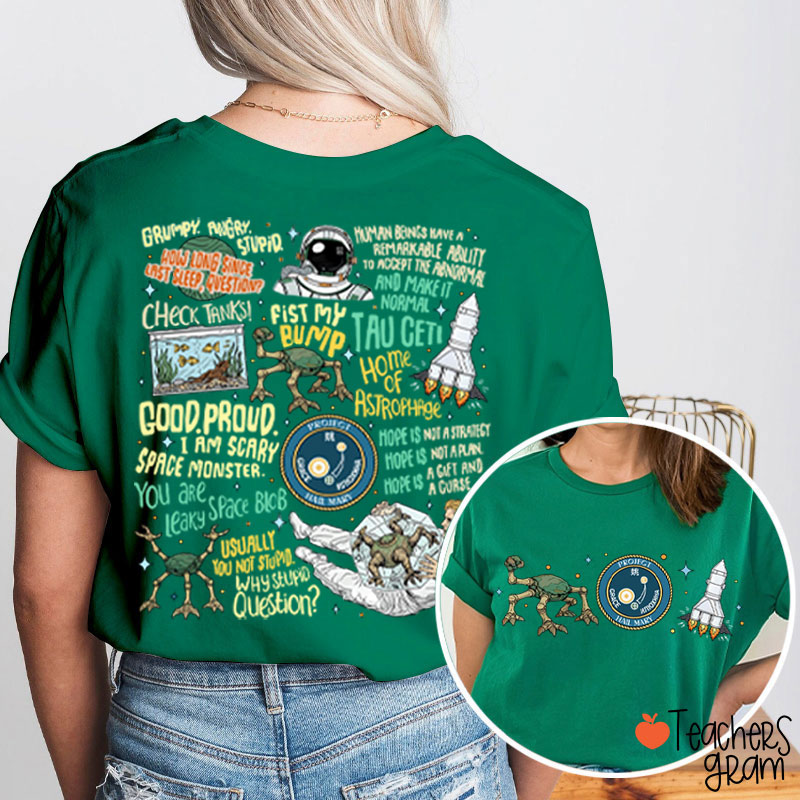 Stone Amaze Teacher Two Sided T-Shirt