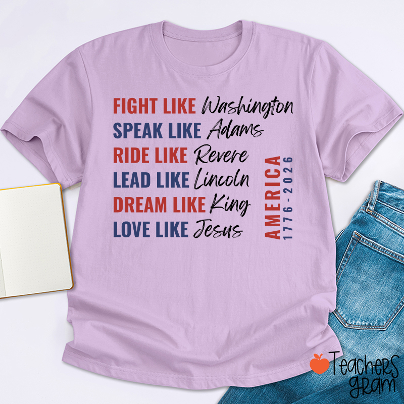 Fight Like Washington Teacher T-Shirt
