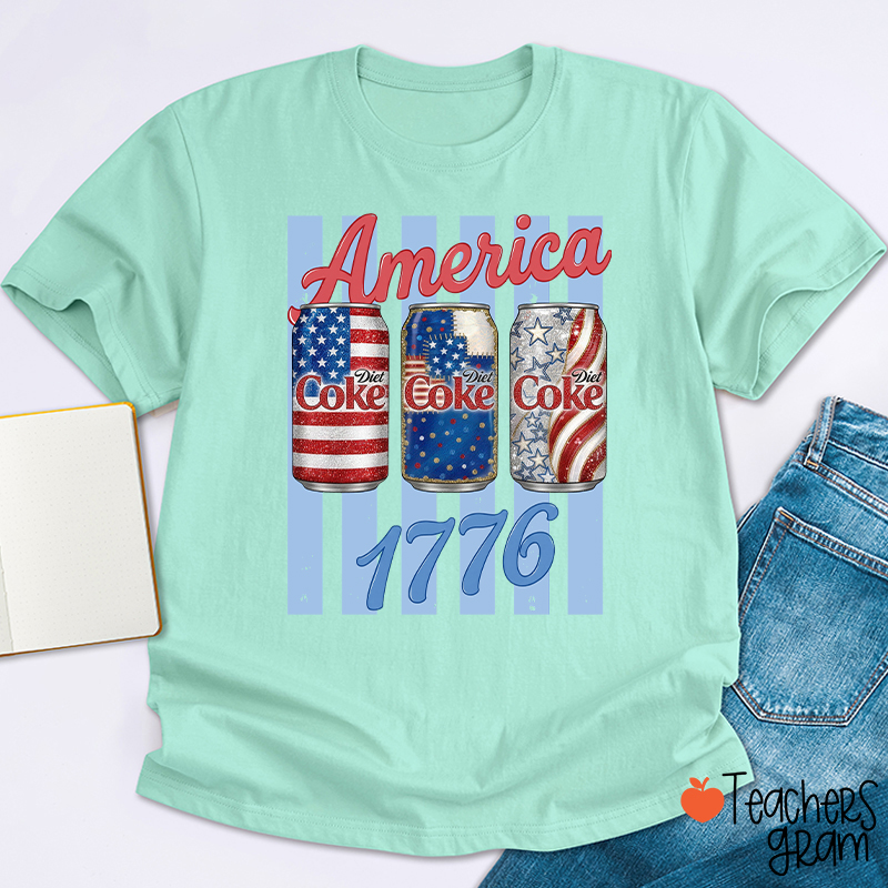 America 1776 Coke Teacher T-Shirt