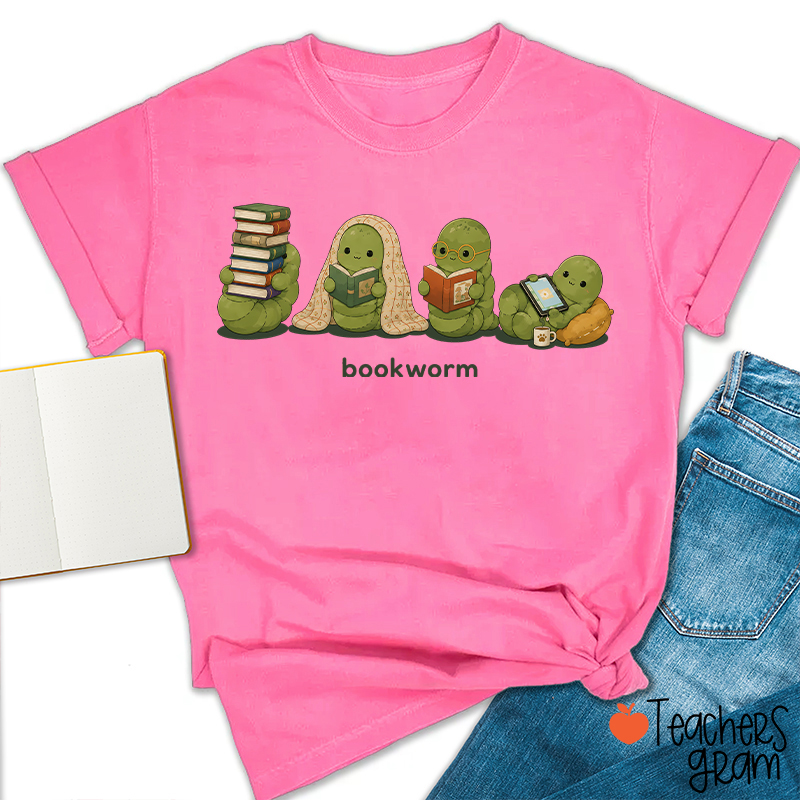 Bookworm Teacher T-Shirt
