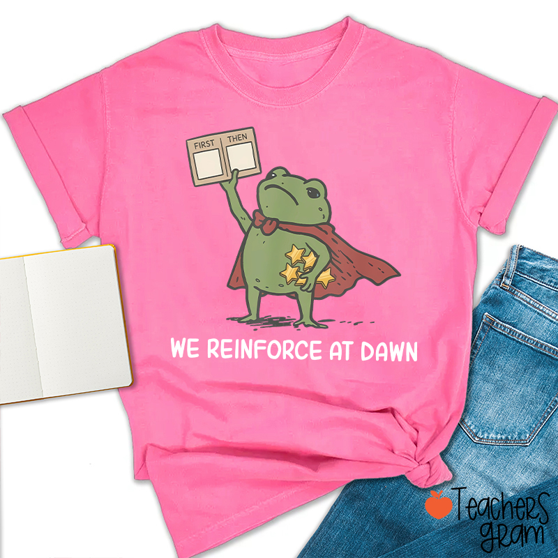 We Reinforce At Dawn Teacher T-Shirt