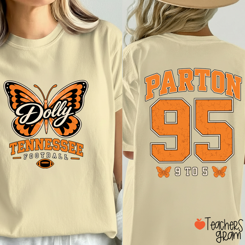  Football Volunteers Teacher Two Sided T-Shirt