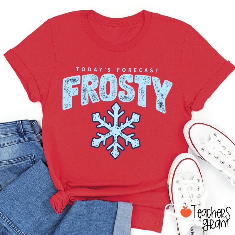 Personalized Fun Weather Report Crew Teacher T-Shirt