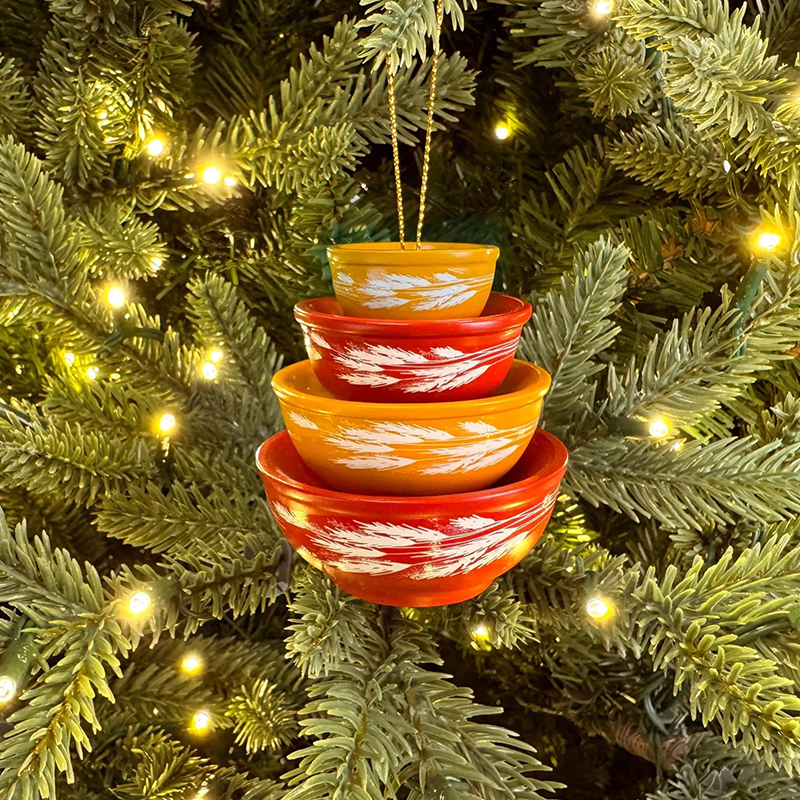 Christmas Bowl Stack Ornament