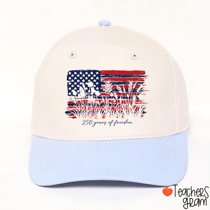 Land Of The Free Home Of The Brave Teacher Baseball Cap