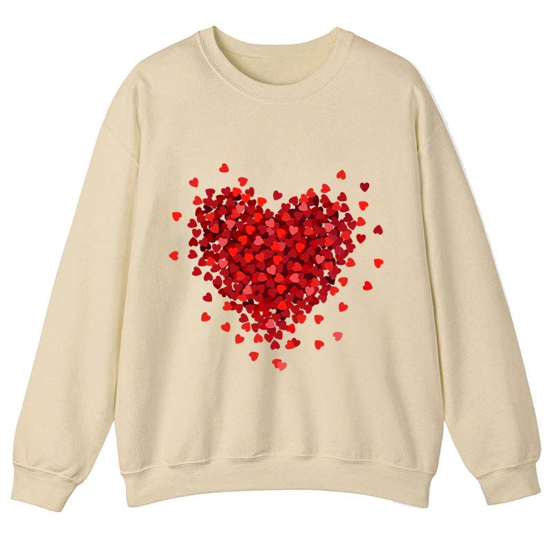 Let Love Fill Your Heart Teacher Sweatshirt