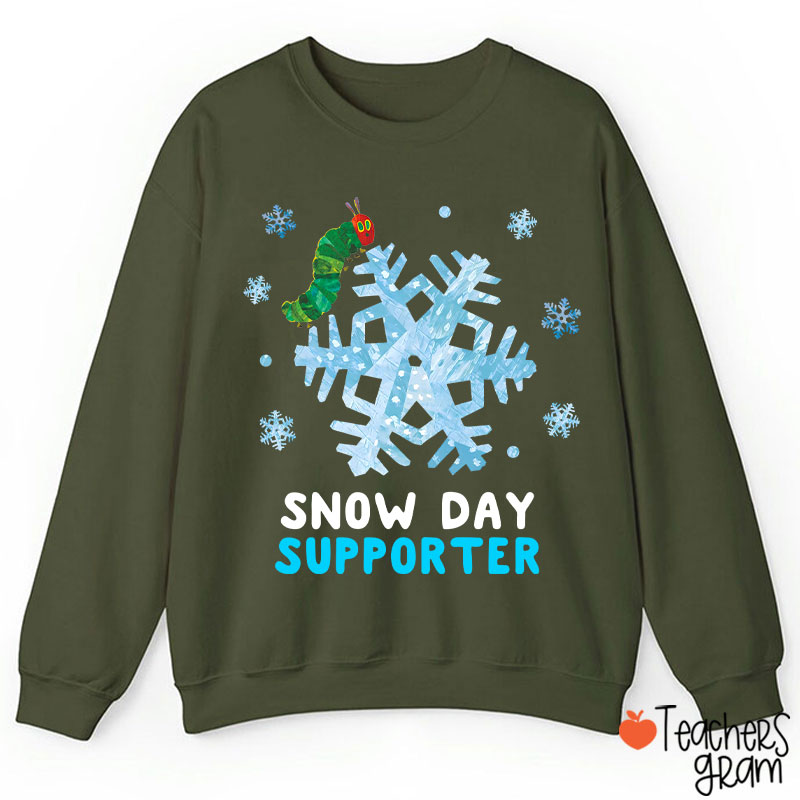 Snow Day Supporter Teacher Sweatshirt