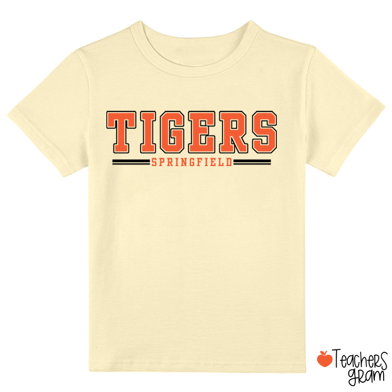 Personalized Mascot And Team Name School Spirit Class T-Shirt