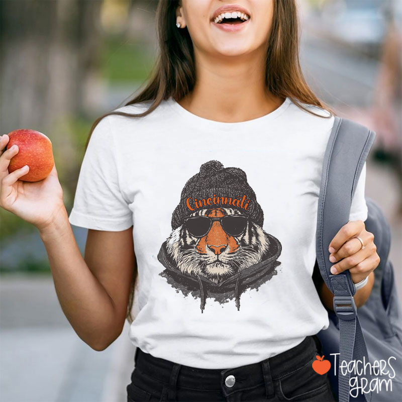 Personalized Retro Sports Fan Teacher T-Shirt