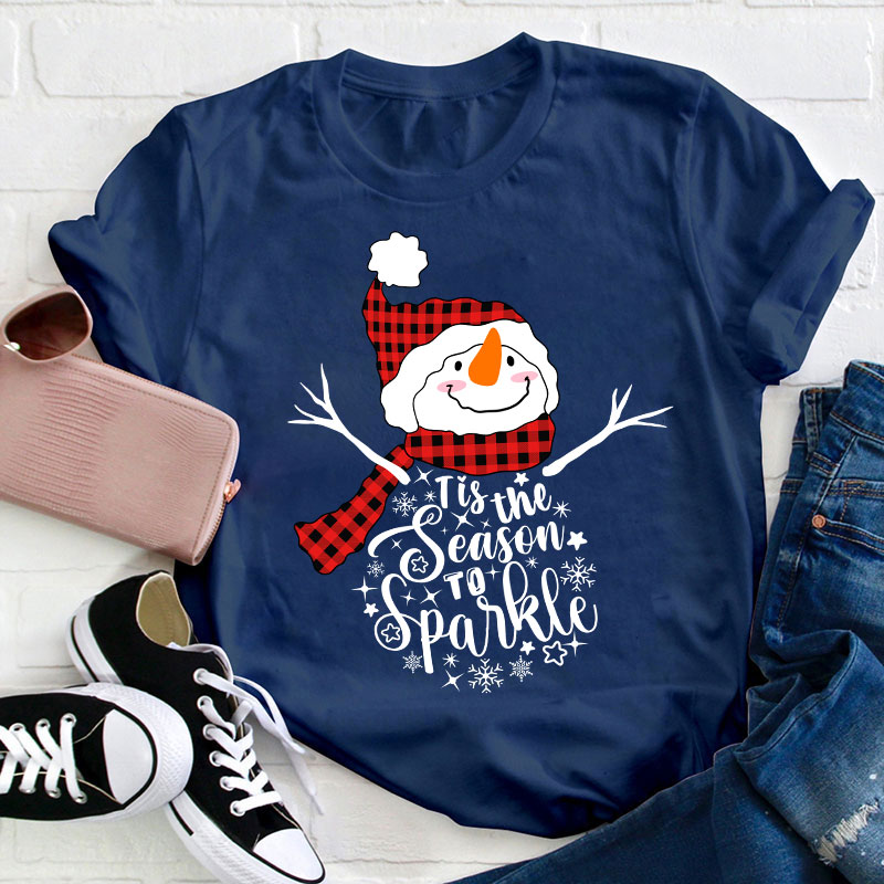 Tis The Season To Sparkle Teacher T-Shirt