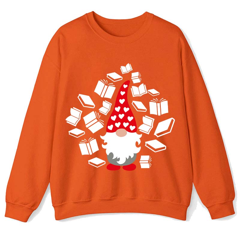 A Bookholic Gnomes Teacher Sweatshirt