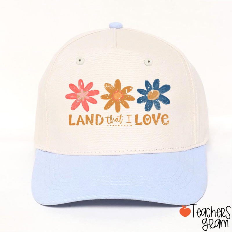 Land That I Love Teacher Baseball Cap