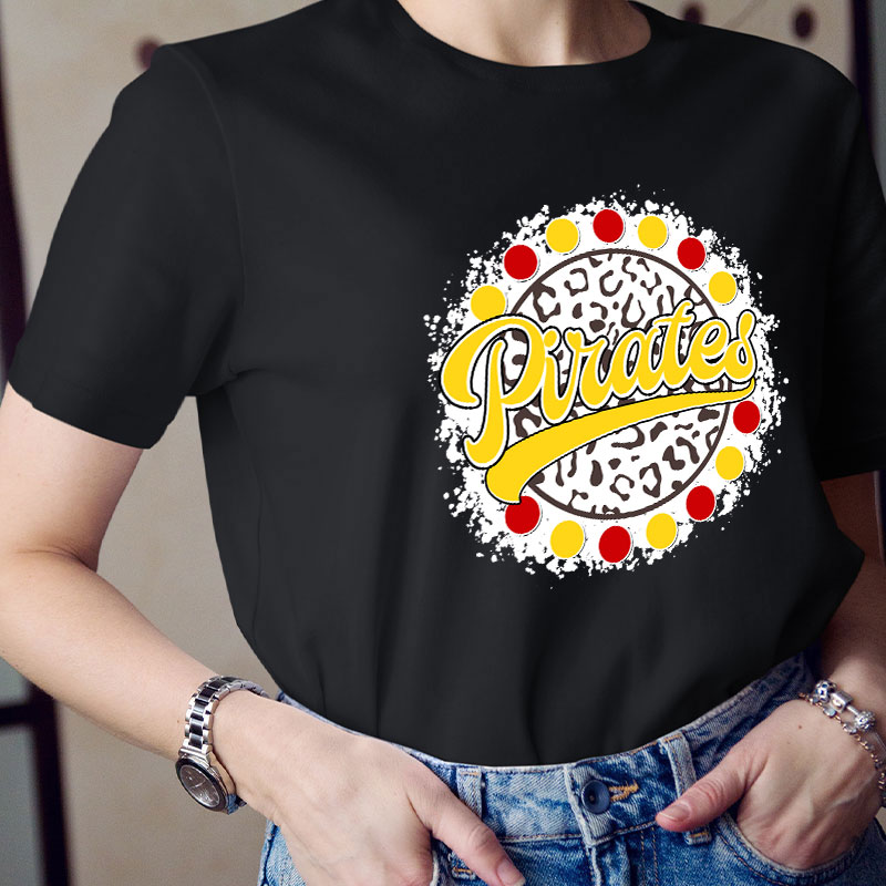 Personalized Mascot Retro Vintage Style Teacher T-Shirt