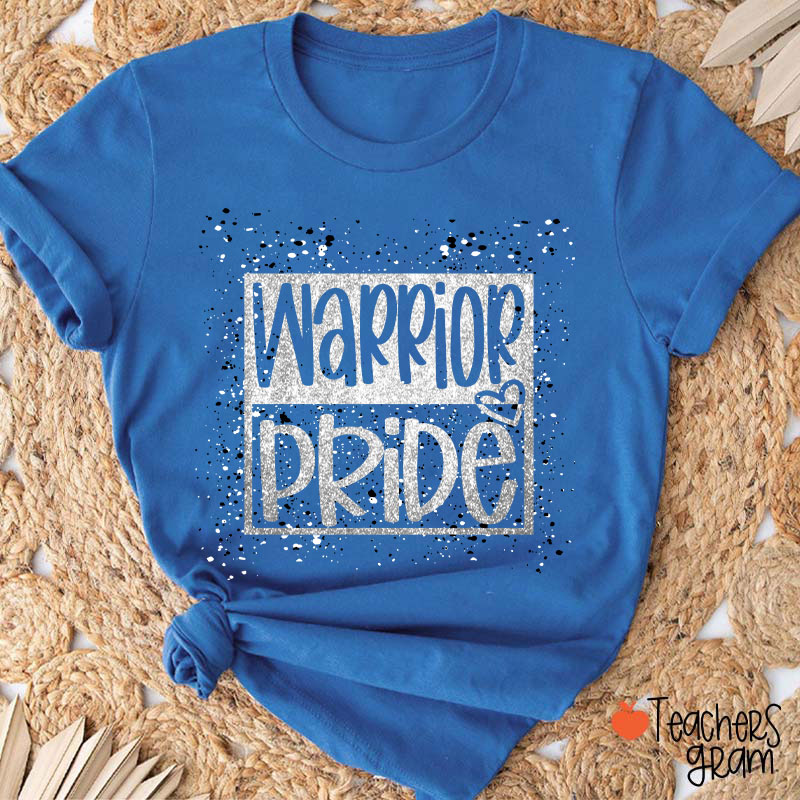 Personalized Mascot Confetti And Imitation Glitter Teacher T-Shirt