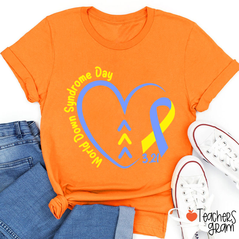 World Down Syndrome Day Teacher T-Shirt