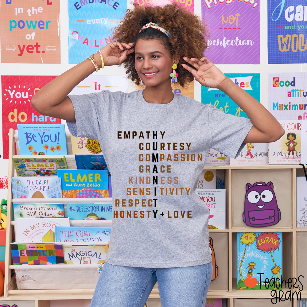 Humanity Crossword Teacher T-Shirt