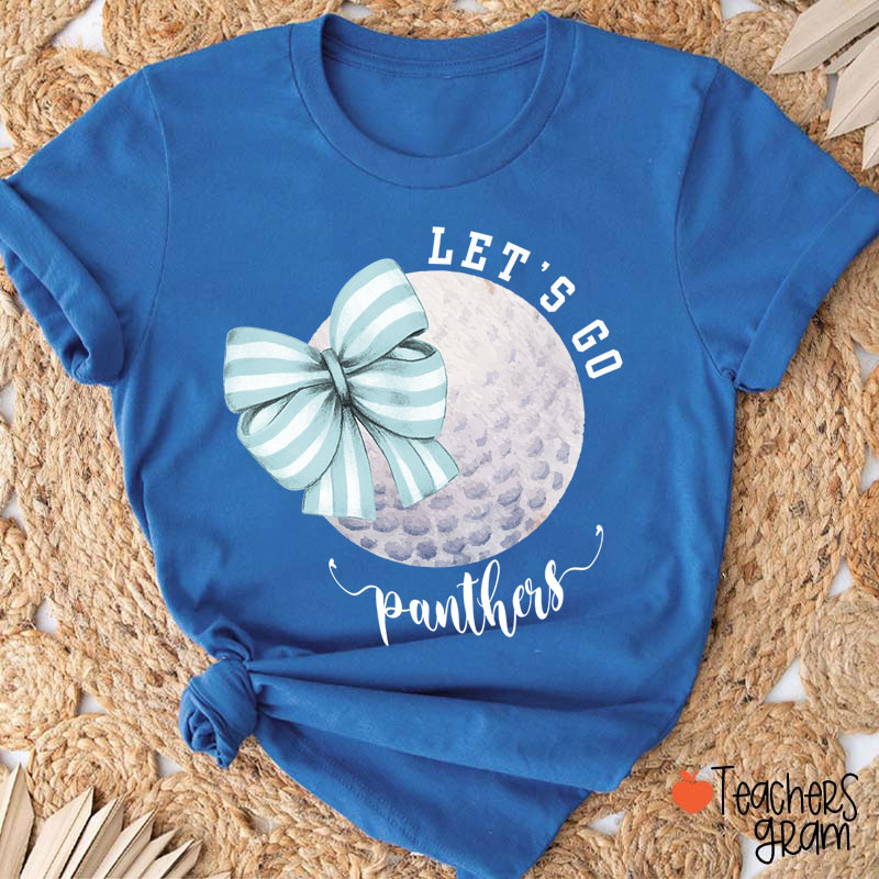 Personalized Sports And Mascot Let's Go Teacher T-Shirt