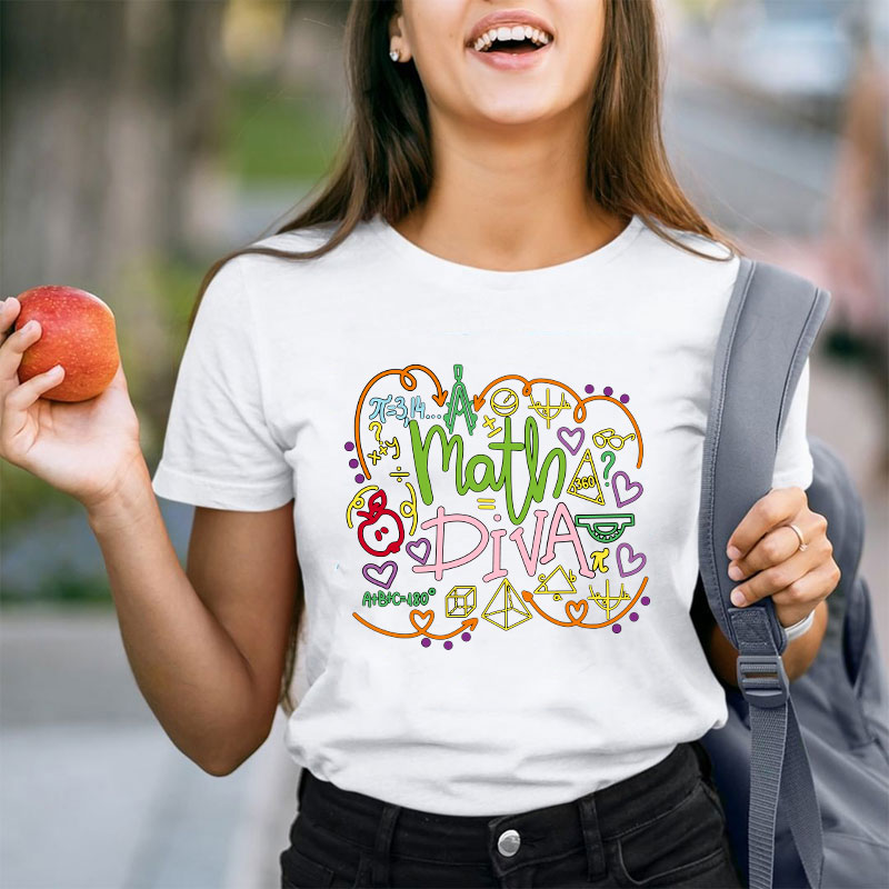 Math Diva Mathematical Symbol T-Shirt