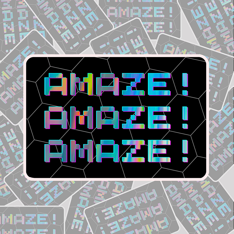 Amaze Amaze Amaze Sci-Fi Book Fan Teacher Stickers