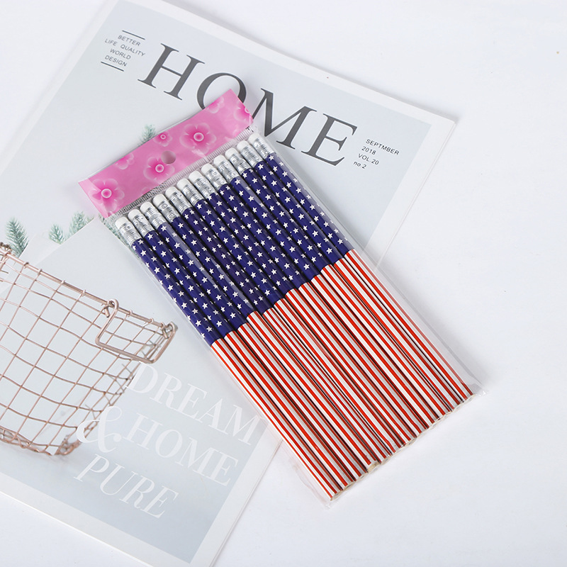 American Flag Independence Day Teacher Pencils
