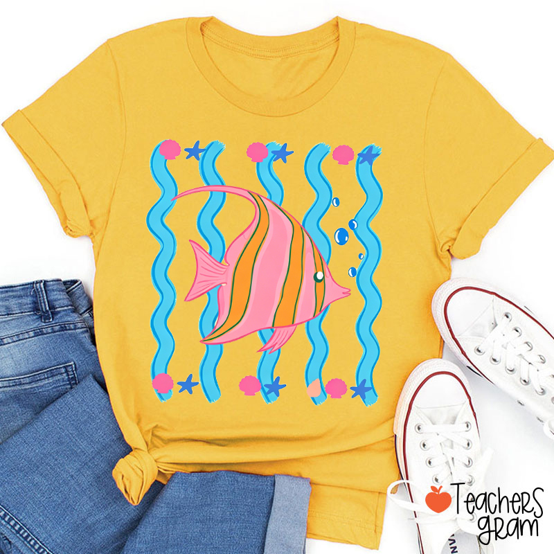 Angel Fish Teacher T-Shirt