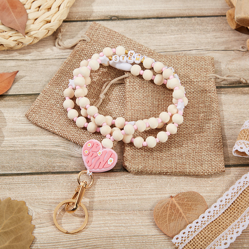 Personalized Be Kind Love Teacher Lanyard