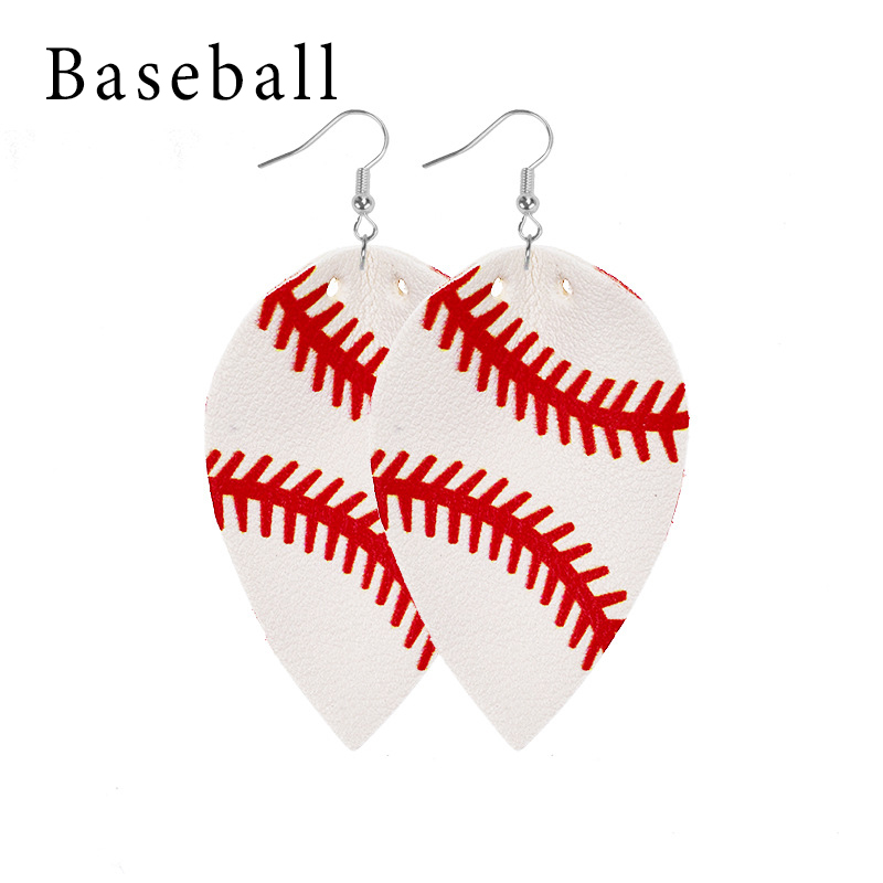 Ball Leather Earrings