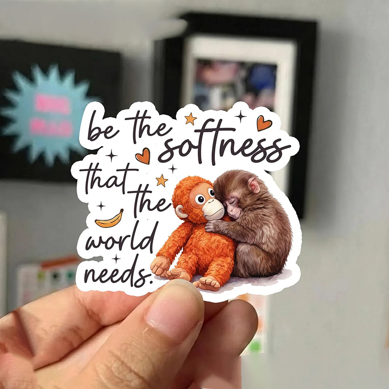 Be The Softness That The World Needs Teacher Stickers