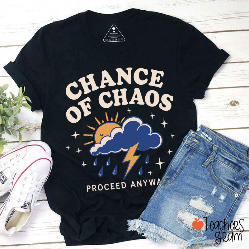 Personalized Weather Vibes Collection Teacher T-Shirt