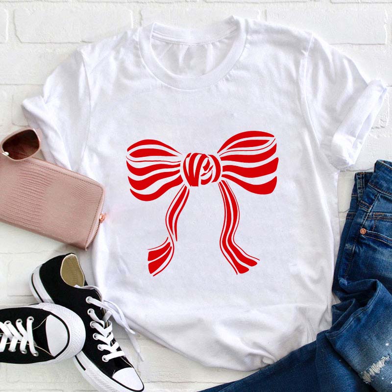 Bowknot Teacher T-Shirt