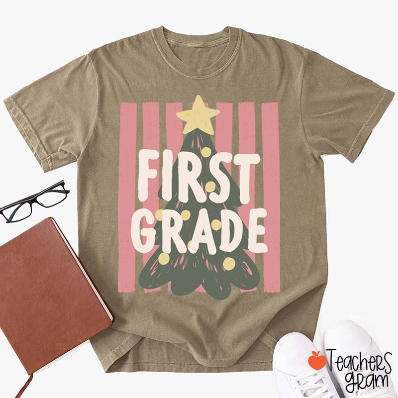 Personalized Jolly Grade Tree Gang Teacher T-Shirt