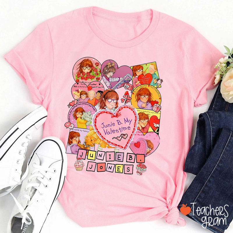 Children's Books Valentines Day Teacher T-Shirt