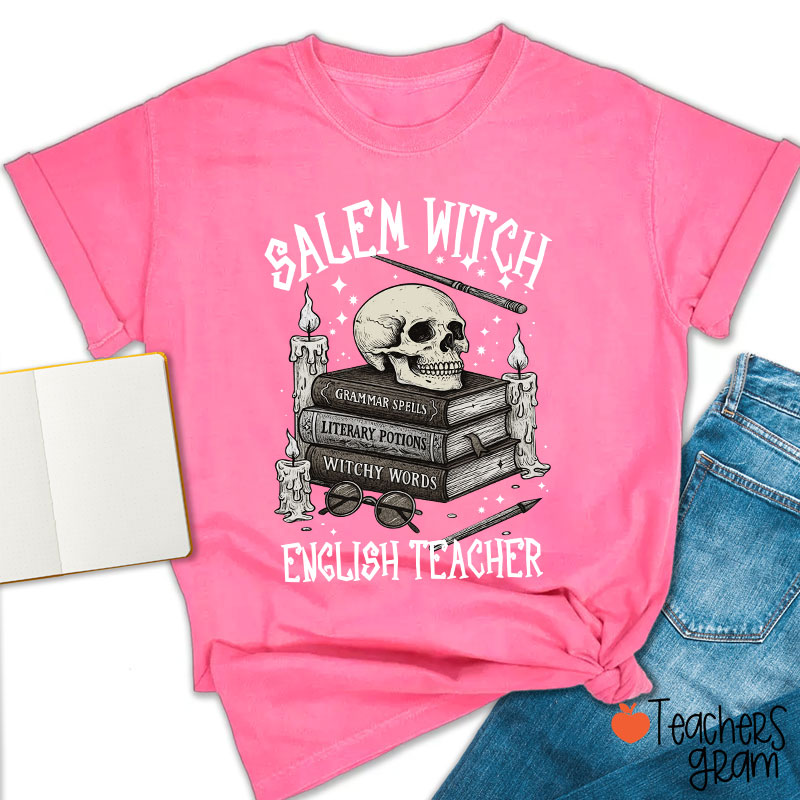 Salem Witch English Teacher Teacher T-Shirt