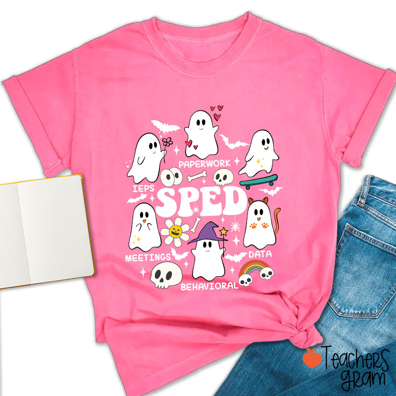 Special Education Halloween SPED Teacher T-Shirt
