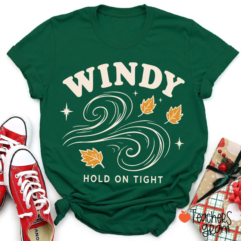 Personalized Weather Vibes Collection Teacher T-Shirt