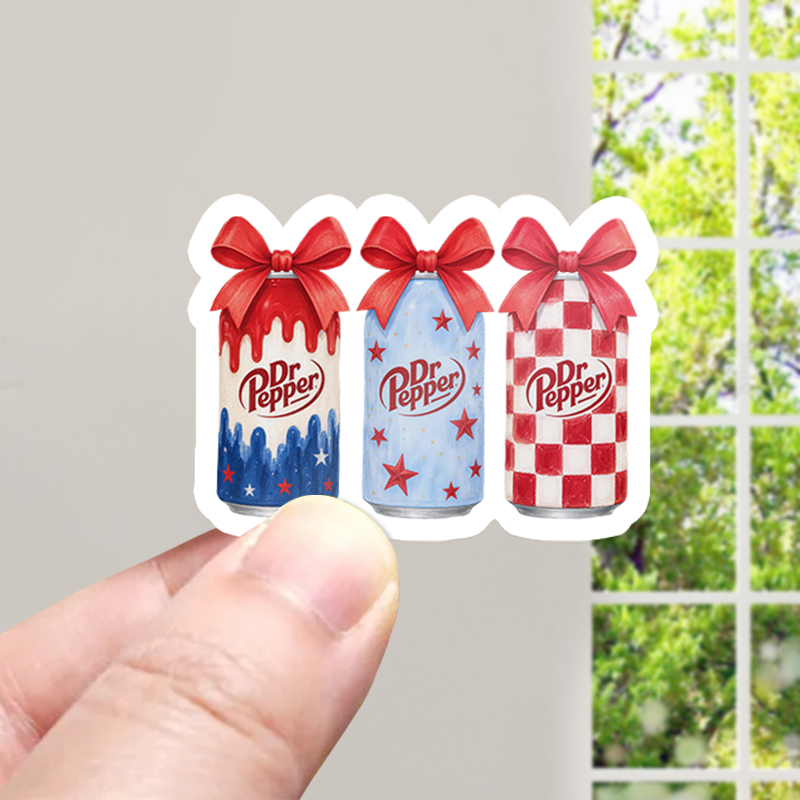 Dr Pepper Patriotic Teacher Stickers