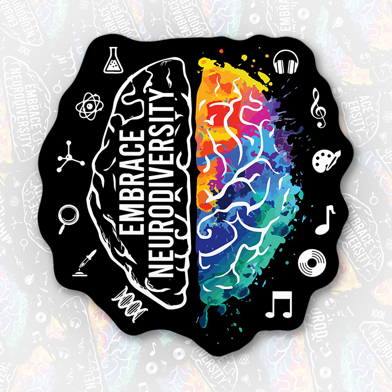 Embrace Neurodiversity Teacher Stickers