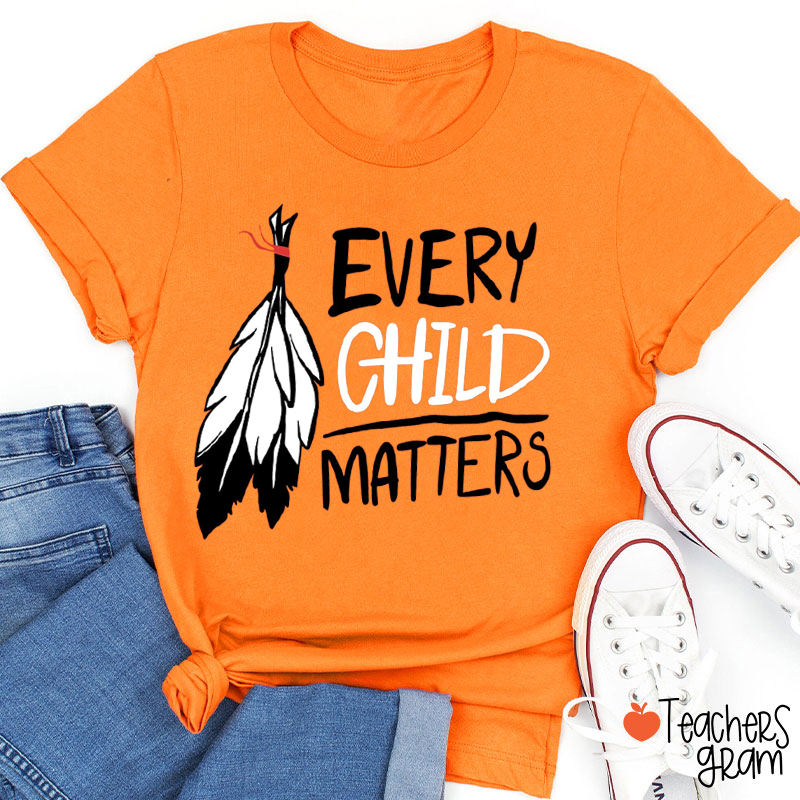 Every Child Matters Orange Day Teacher T-Shirt
