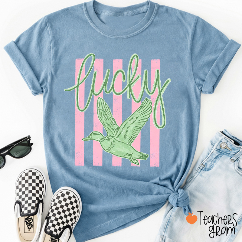 Everyday Lucky Duck Teacher T-Shirt