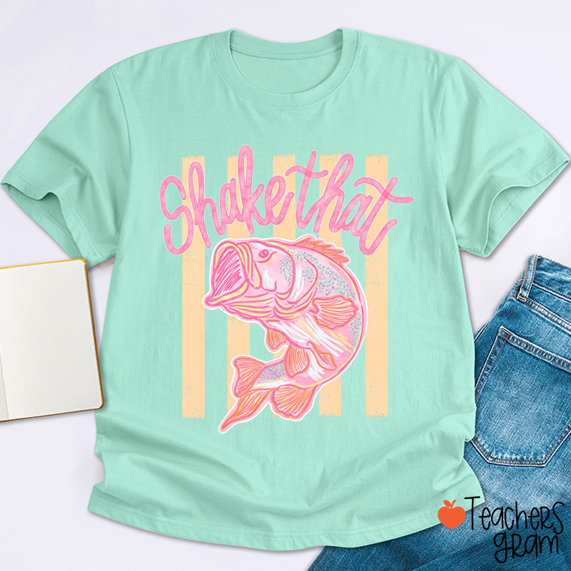 Everyday Summer Shake That Bass Teacher T-Shirt