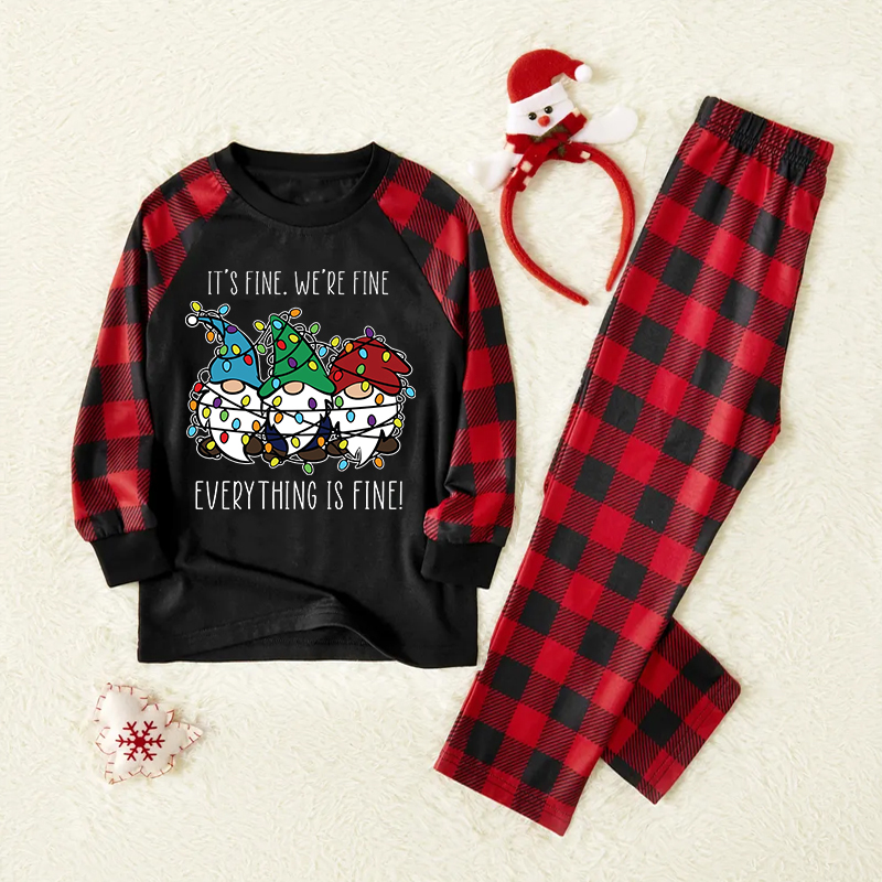 Everything Is Fine Teacher Pajamas