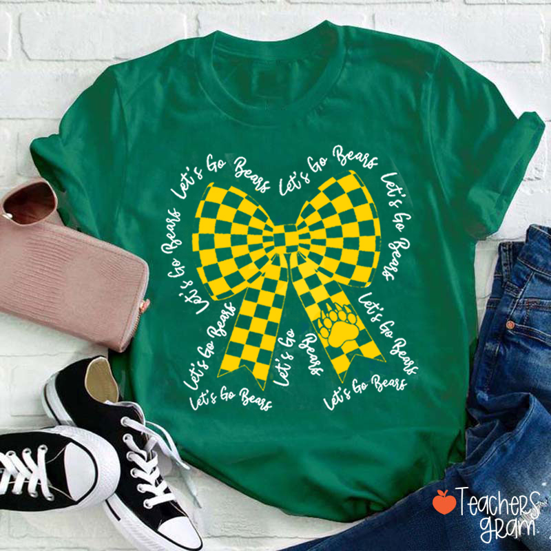 Personalized Let's Go Mascot Teacher T-Shirt