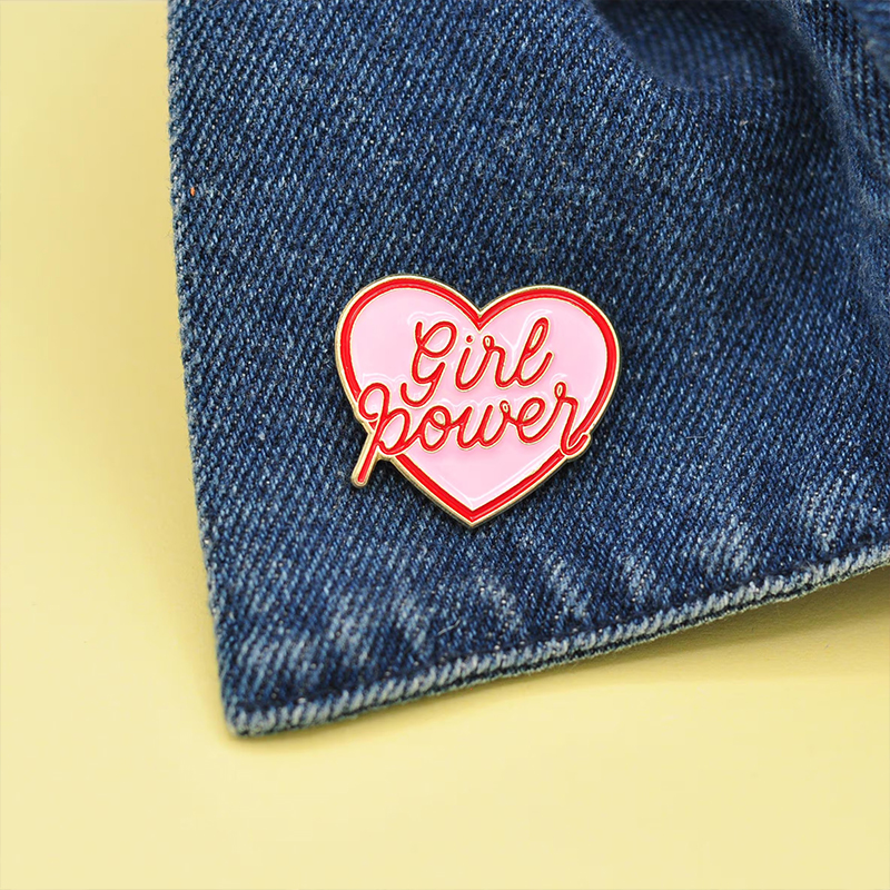 Girl Power Teacher Pin
