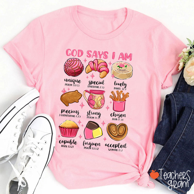 God Say I Am Lovely Spanish Teacher T-Shirt