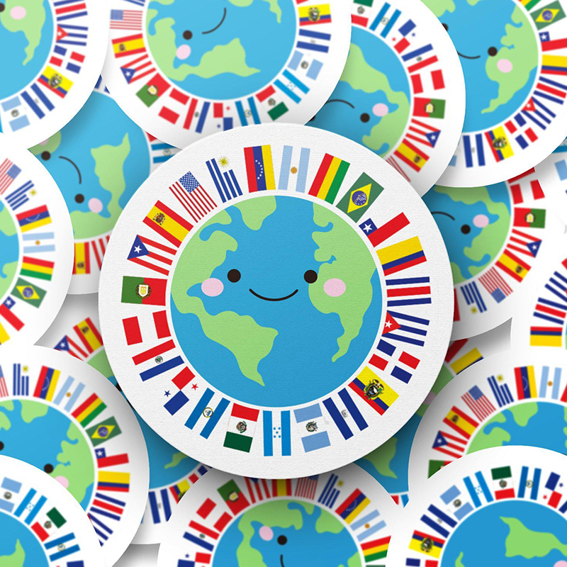 Hispanic Heritage Month Teacher Stickers