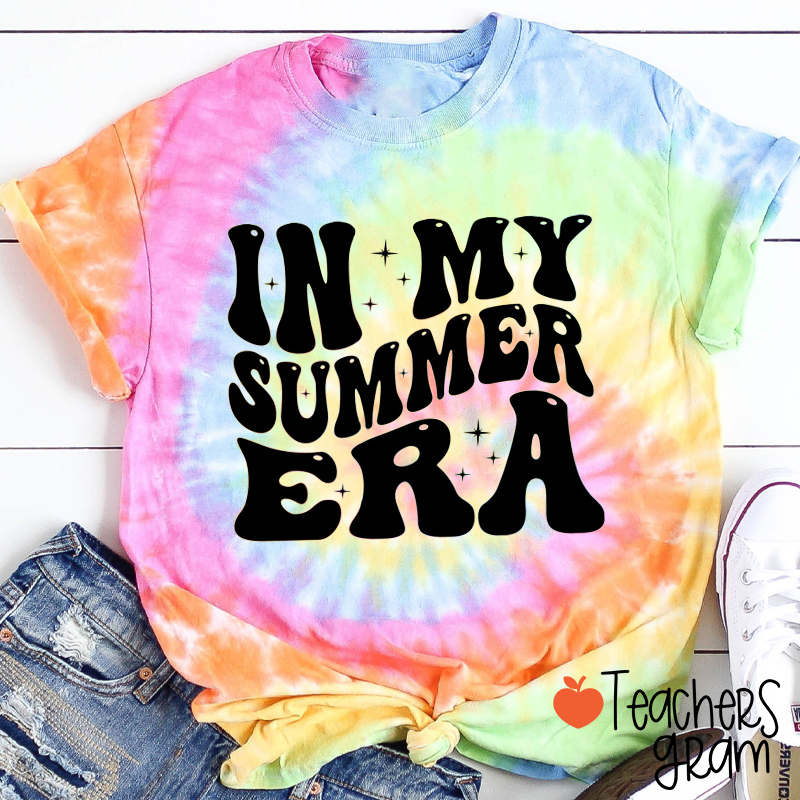 In My Summer Era Teacher Tie-dye T-Shirt