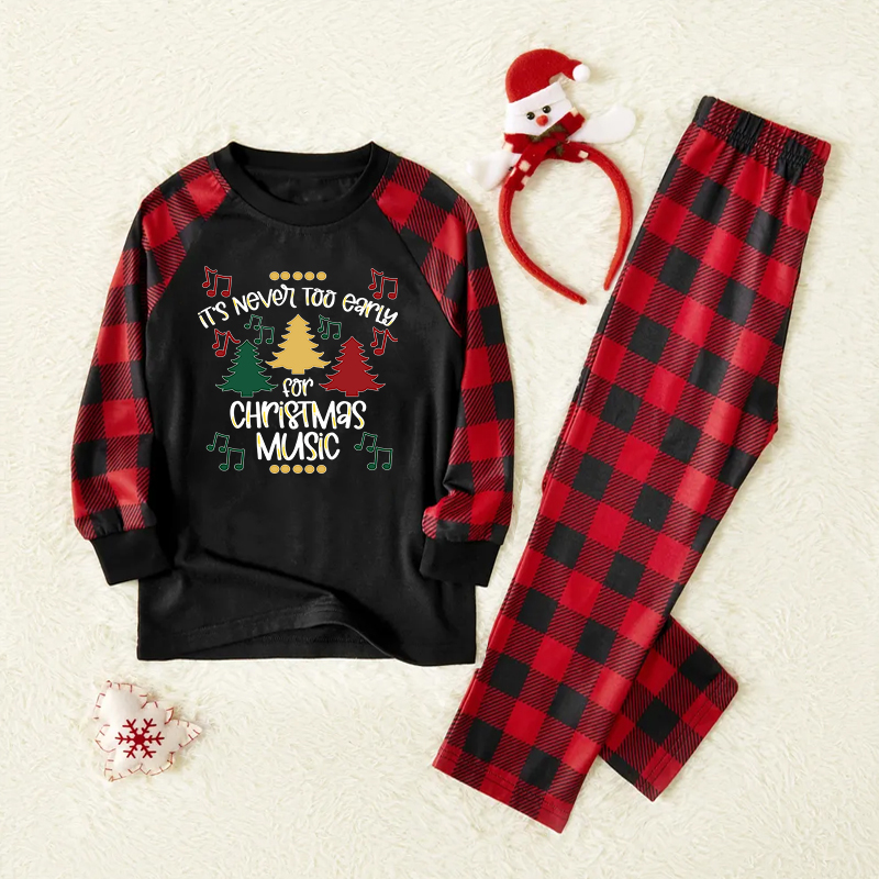 It's Never Too Early For Christmas Music Teacher Pajamas