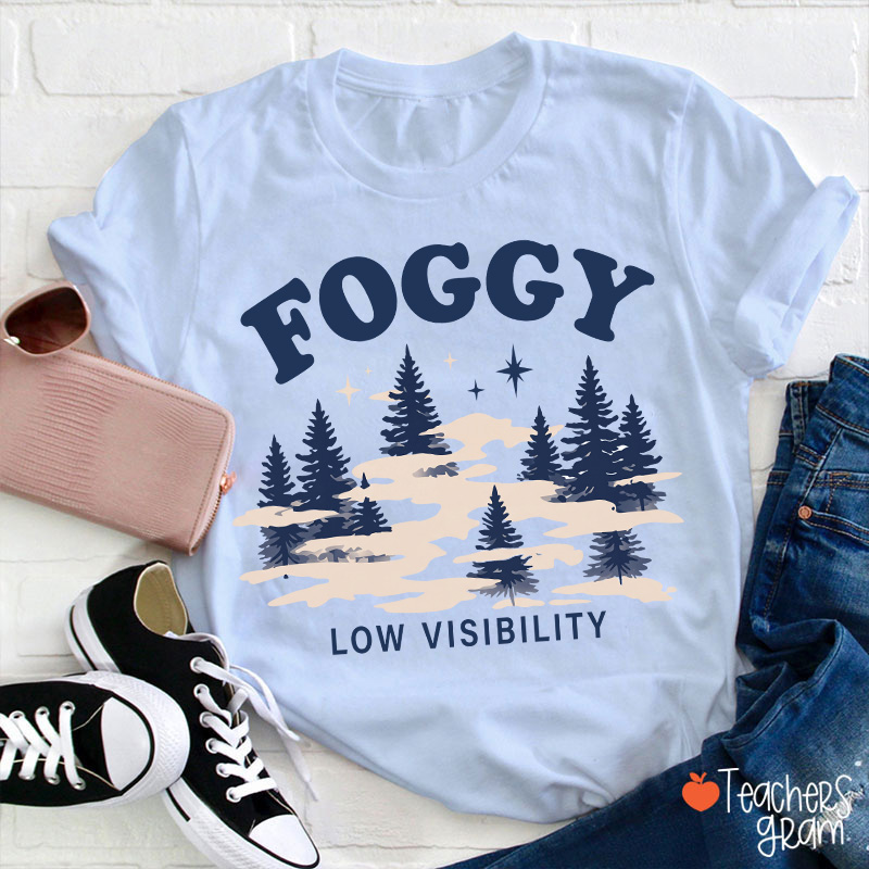 Personalized Weather Vibes Collection Teacher T-Shirt